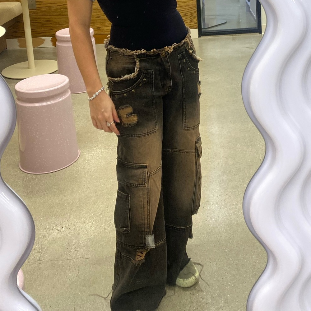 Jaded London Women's LOW RISE Cargo Pants